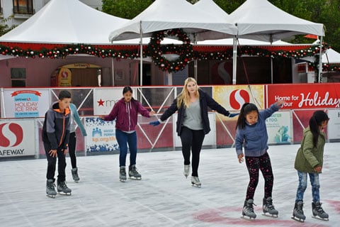 Nov 5, SF Union Square Safeway Holiday Ice Rink 2022-23: San Francisco