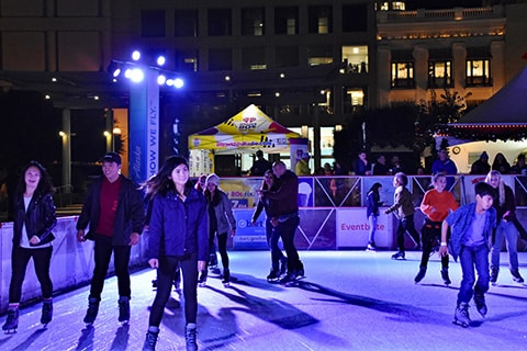 Nov 5, SF Union Square Safeway Holiday Ice Rink 2022-23: San Francisco