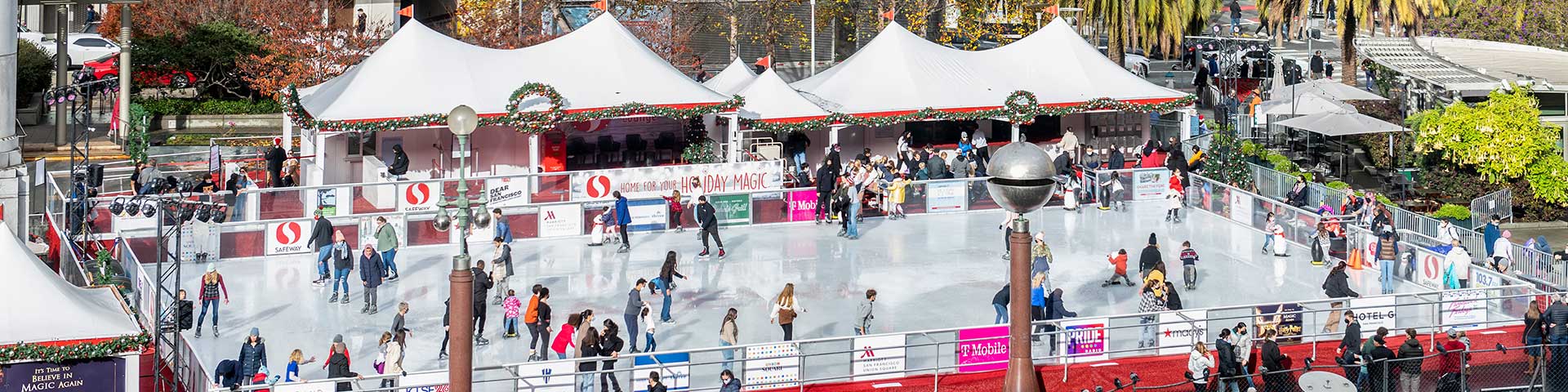 Nov 5, SF Union Square Safeway Holiday Ice Rink 2022-23: San Francisco