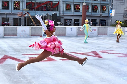 Nov 5, SF Union Square Safeway Holiday Ice Rink 2022-23: San Francisco